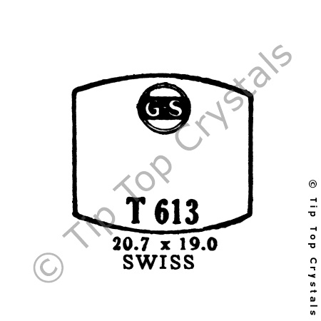 GS T613 Watch Crystal
