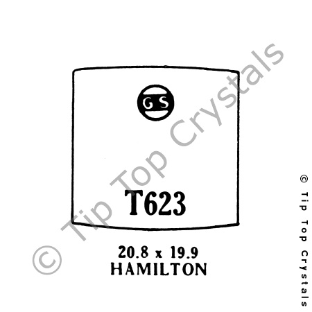 GS T623 Watch Crystal