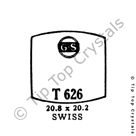 GS T626 Watch Crystal