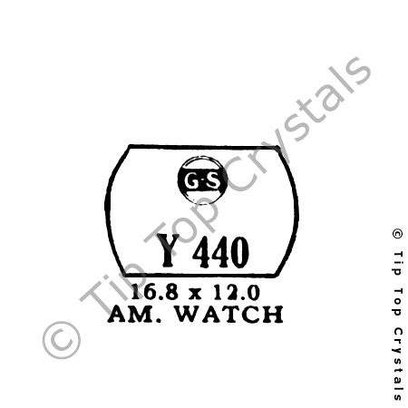 GS Y440 Watch Crystal