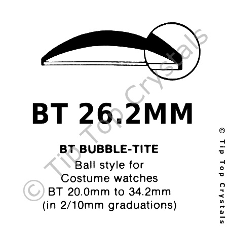 GS BT 26.2mm Watch Crystal