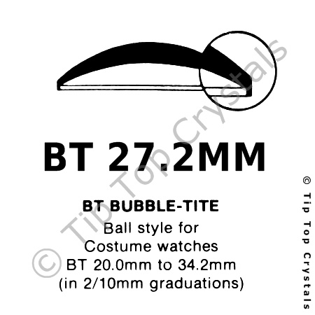 GS BT 27.2mm Watch Crystal