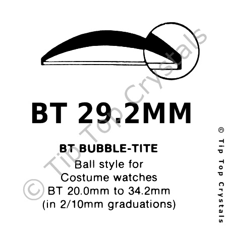 GS BT 29.2mm Watch Crystal