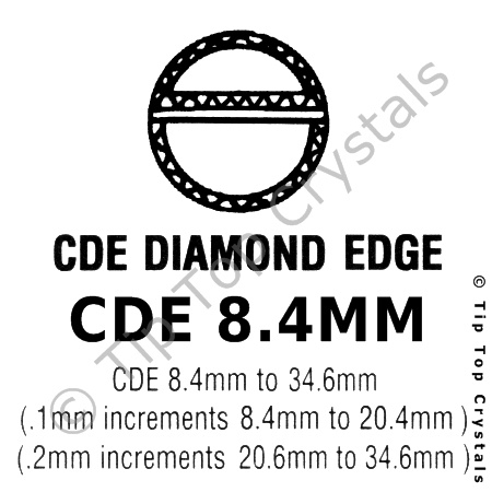 GS CDE 8.4mm Watch Crystal