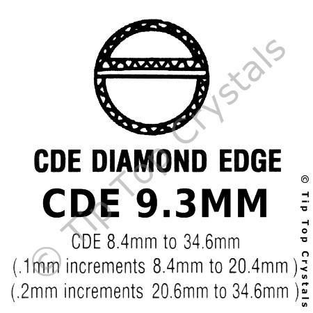 GS CDE 9.3mm Watch Crystal