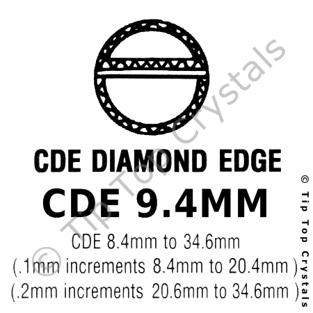 GS CDE 9.4mm Watch Crystal