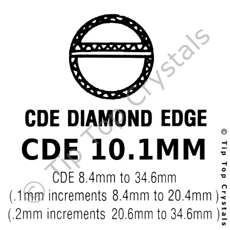 GS CDE 10.1mm Watch Crystal