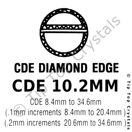 GS CDE 10.2mm Watch Crystal