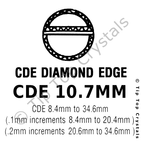 GS CDE 10.7mm Watch Crystal