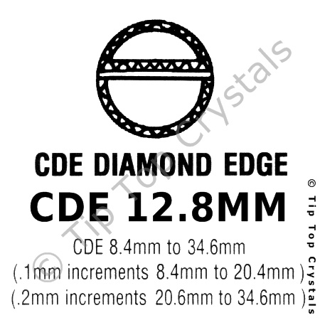 GS CDE 12.8mm Watch Crystal
