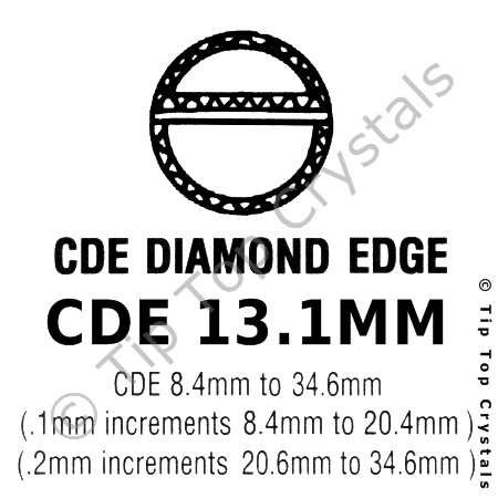 GS CDE 13.1mm Watch Crystal