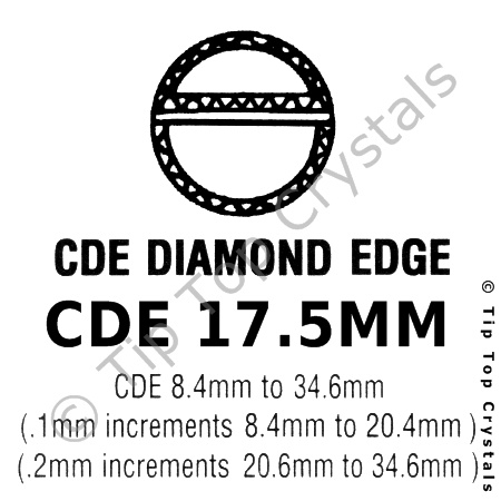 GS CDE 17.5mm Watch Crystal