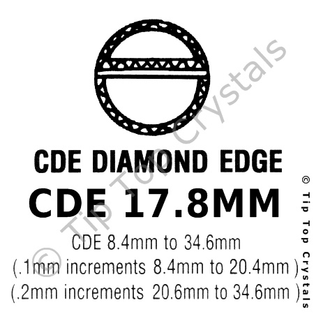 GS CDE 17.8mm Watch Crystal