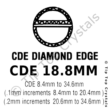 GS CDE 18.8mm Watch Crystal