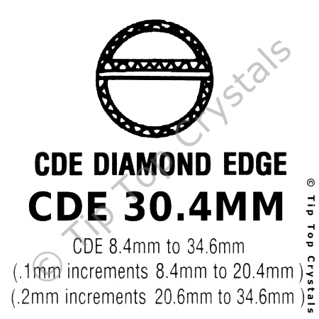 GS CDE 30.4mm Watch Crystal