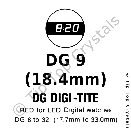 GS DG9 Watch Crystal - Click Image to Close