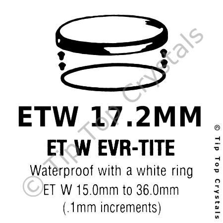 GS ETW 17.2mm Watch Crystal
