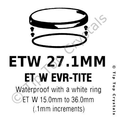 GS ETW 27.1mm Watch Crystal