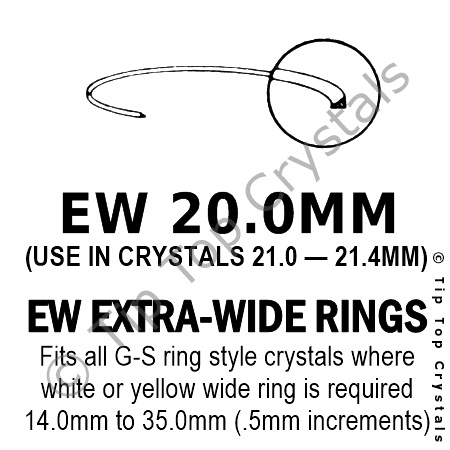 GS EW 20.0mm Extra-Wide Rings