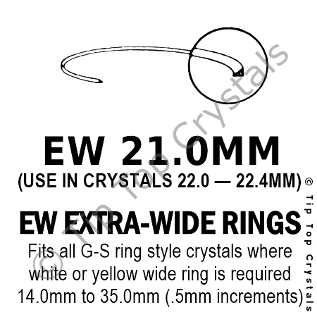 GS EW 21.0mm Extra-Wide Rings