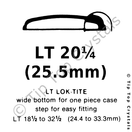 GS LT 20-1/4 Watch Crystal