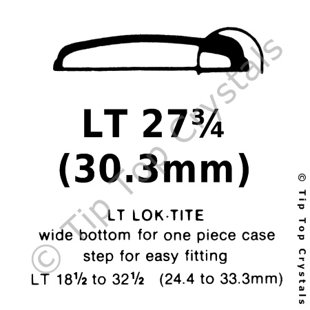 GS LT 27-3/4 Watch Crystal