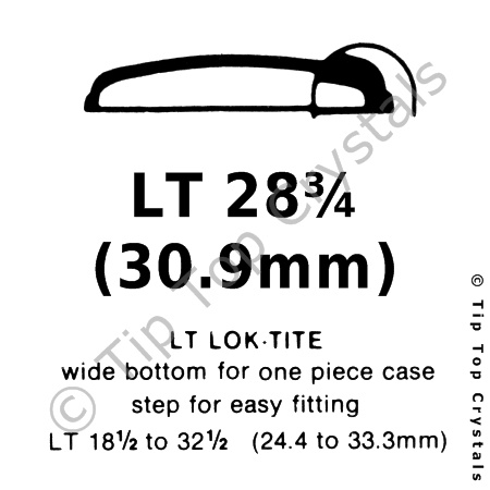 GS LT 28-3/4 Watch Crystal