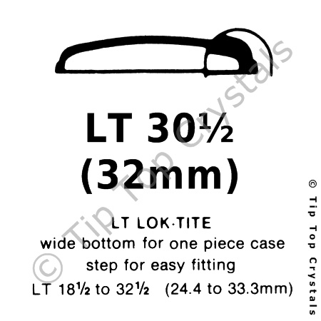 GS LT 30-1/2 Watch Crystal