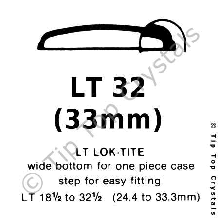 GS LT 32 Watch Crystal