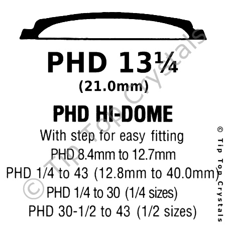 GS PHD 13-1/4 Watch Crystal