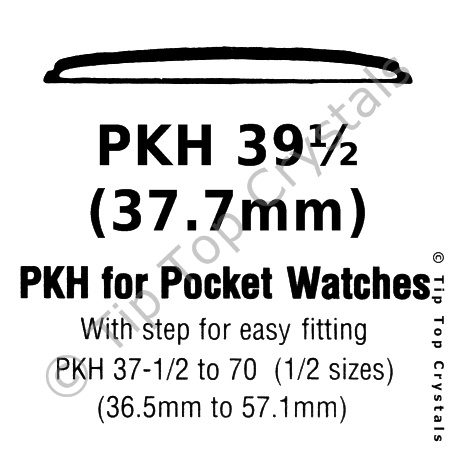GS PKH 39-1/2 Watch Crystal