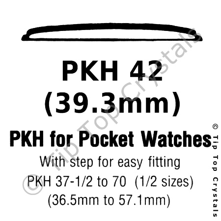 GS PKH 42 Watch Crystal - Click Image to Close