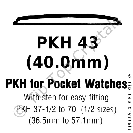 GS PKH 43 Watch Crystal