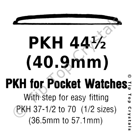GS PKH 44-1/2 Watch Crystal