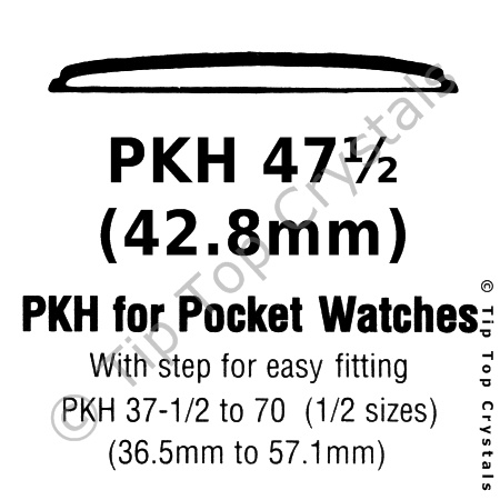 GS PKH 47-1/2 Watch Crystal