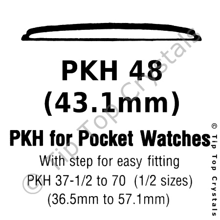 GS PKH 48 Watch Crystal