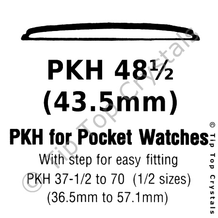 GS PKH 48-1/2 Watch Crystal