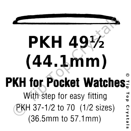 GS PKH 49-1/2 Watch Crystal