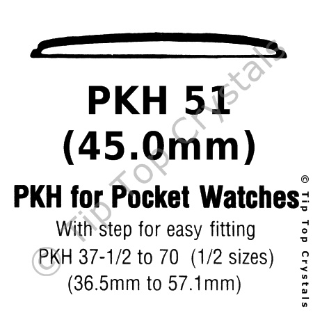 GS PKH 51 Watch Crystal
