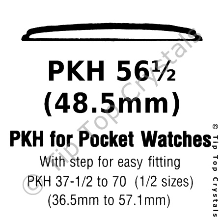 GS PKH 56-1/2 Watch Crystal - Click Image to Close