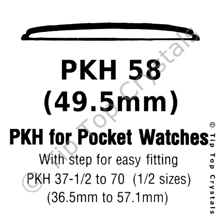 GS PKH 58 Watch Crystal