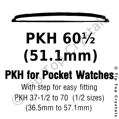 GS PKH 60-1/2 Watch Crystal - Click Image to Close