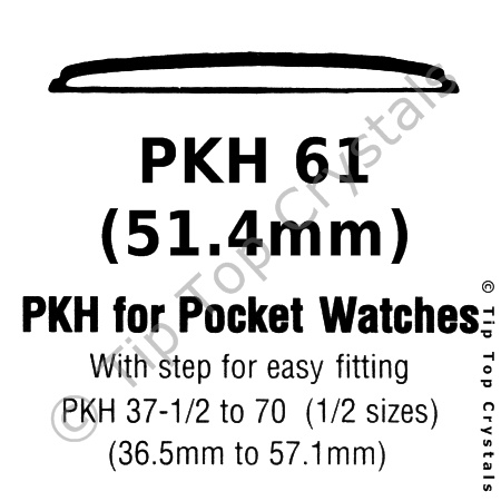 GS PKH 61 Watch Crystal - Click Image to Close