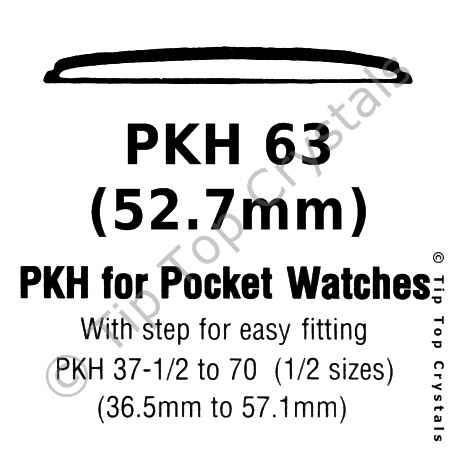 GS PKH 63 Watch Crystal - Click Image to Close