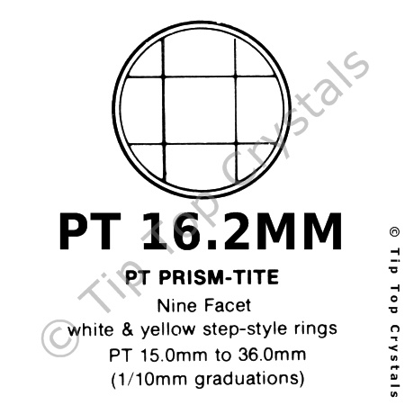 GS PT 16.2mm Watch Crystal