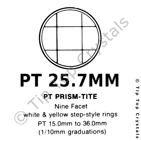 GS PT 25.7mm Watch Crystal - Click Image to Close