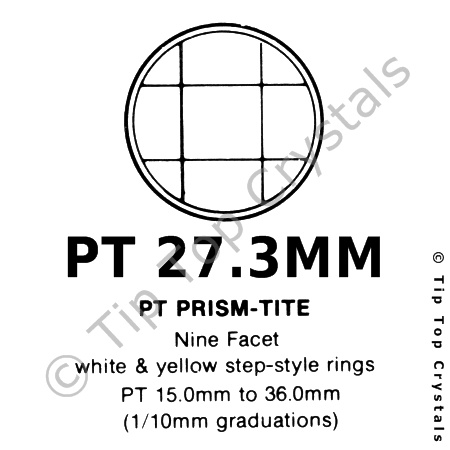 GS PT 27.3mm Watch Crystal - Click Image to Close