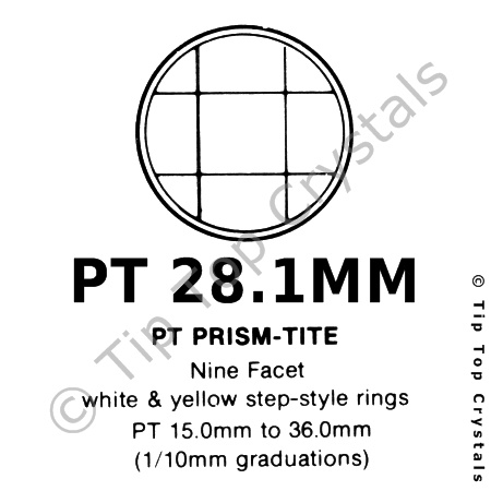 GS PT 28.1mm Watch Crystal - Click Image to Close