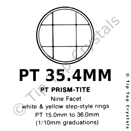 GS PT 35.4mm Watch Crystal - Click Image to Close