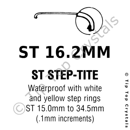 GS ST 16.2mm Watch Crystal - Click Image to Close